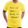 Imagem de Camiseta Durma Com Ideias Acorde Com Atitudes - Foca na Moda