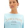 Imagem de Camiseta Easy Lança Perfume Estampada Pr25 Azul Feminino