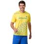 Imagem de Camiseta Elite Brasil Letter Masculino - Amarelo e Verde