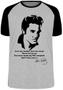 Imagem de Camiseta Elvis Presley Love me tender Blusa Plus Size extra grande adulto ou infantil