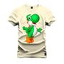 Imagem de Camiseta Especial Plus Size Premium Estampada Dino Verde