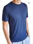 Imagem de Camiseta Esportiva Dry Fit Masculina Azul Marinho