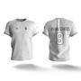 Imagem de Camiseta Esportiva Dry-Fit  Sublimada Branco/ Cinza - Fera Print