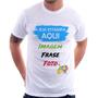 Imagem de Camiseta Estampa Personalizada (Imagem, frase ou foto) - Foca na Moda