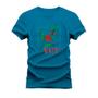 Imagem de Camiseta Estampada 100% Algodão Unissex T-shirt Confortável Café V C Y