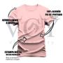 Imagem de Camiseta Estampada 100% Algodão Unissex T-shirt Confortável V C Y Casual