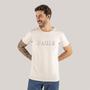 Imagem de Camiseta Estampada Algodão T-Shirt 30.1 Penteada Paris Scrit