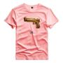 Imagem de Camiseta Estampada Desert Eagle Gold Gun Coleção Shap Life