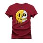 Imagem de Camiseta Estampada Malha Premium T-Shirt Caveira Emoji