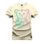 Imagem de Camiseta Estampada Tamanho Grande Plus Size Neon Urso