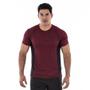 Imagem de Camiseta Everlast Masculina CEMA54A - Workout Bordô e Preto