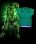 Imagem de Camiseta Fantasia Infantil Hulk Manga Curta