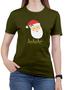 Imagem de Camiseta Feliz Natal 100% Algodão Tshirt Feminina Barato E4 Camiseta Cristã 100% Algodão T-shirt Feminina Gospel Exodo