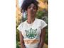 Imagem de Camiseta femina Bob Marley Reggae Dont Worry Be Happy Branca