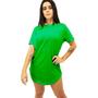 Imagem de Camiseta Femina Longline Oversized Camisa Alongada 