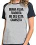 Imagem de Camiseta feminia minha filha favorita me deu essa camiseta