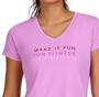 Imagem de Camiseta Feminina Alto Giro Skin Fit Make Lilás Orchid - 233