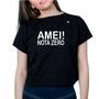 Imagem de Camiseta feminina amei! nota zero