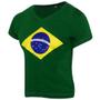 Imagem de Camiseta Feminina Baby Look Algodão Torcedor Brasil