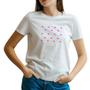 Imagem de Camiseta Feminina baby look Borboletas manga curta Durabilidade