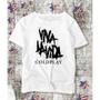 Imagem de Camiseta feminina baby look coldplay viva la vida!!