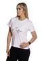 Imagem de Camiseta Feminina Baby Look Gato Techmalhas confortavel casual