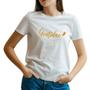 Imagem de Camiseta feminina babylook Gratidão manga curta Exclusivo