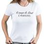 Imagem de Camiseta feminina babylook tempo de Deus manga curta Moda Evangélica