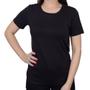 Imagem de Camiseta Feminina Basico.Com Soft Modal Preto - 102101