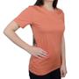 Imagem de Camiseta Feminina Basico.Com Ultraleve Marrom Telha - 102101