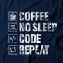 Imagem de Camiseta Feminina Code Repeat Studio Geek