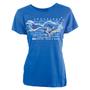 Imagem de Camiseta Feminina Cruzeiro E. C. Baby Look Raposa Azul