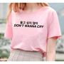 Imagem de Camiseta Feminina Don't Wanna Cry Seventeen Kpop - Baby Look