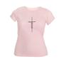 Imagem de Camiseta Feminina Estampada Cruz Jesus Confortável Casual