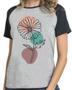 Imagem de Camiseta feminina flor planta arte camisa blusa presente