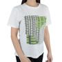 Imagem de Camiseta Feminina Gatos e Atos Meia Malha Off White - G2406