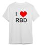 Imagem de Camiseta Feminina I Love Rbd Rebeldes Banda Baby Look