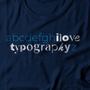 Imagem de Camiseta Feminina I Love Typography