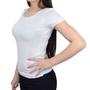 Imagem de Camiseta Feminina Lunender Viscose Branco - 00369