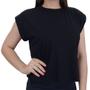 Imagem de Camiseta Feminina LZT Cropped Preta - 2373