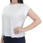 Imagem de Camiseta Feminina LZT MC Cropped Fio 30 Branco Off - 2373