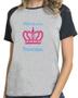 Imagem de Camiseta feminina mãe de uma princesa blusa camisa mamãe