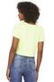 Imagem de Camiseta Feminina Malha Neon Polo Wear Amarelo Médio