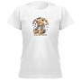 Imagem de Camiseta feminina manga curta babylook Urso Lovely Estilo Alternativo