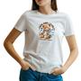 Imagem de Camiseta feminina manga curta babylook Urso Lovely Estilo Alternativo