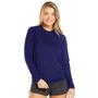 Imagem de Camiseta Feminina Manga Longa UV Slim Fitness Estilo e Conforto