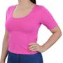 Imagem de Camiseta Feminina Olho Fatal MC Viscose Pink - 6013