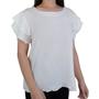 Imagem de Camiseta Feminina Parado no Ar MC Plus Size Off White - 8511