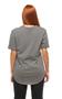 Imagem de Camiseta feminina plus size longline oversized swag manga curta wooks c1