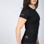 Imagem de Camiseta feminina poliamida running preta